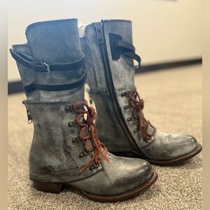 Freebird Ravi Charcoal Leather Boots